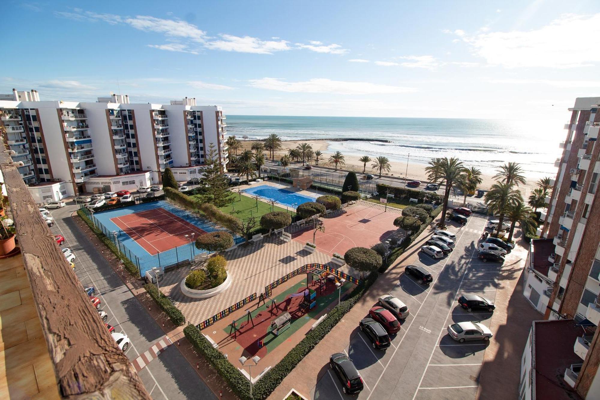 Global Properties, Apartamento Con Terraza E Increibles Vistas Al Mar Sagunto Buitenkant foto