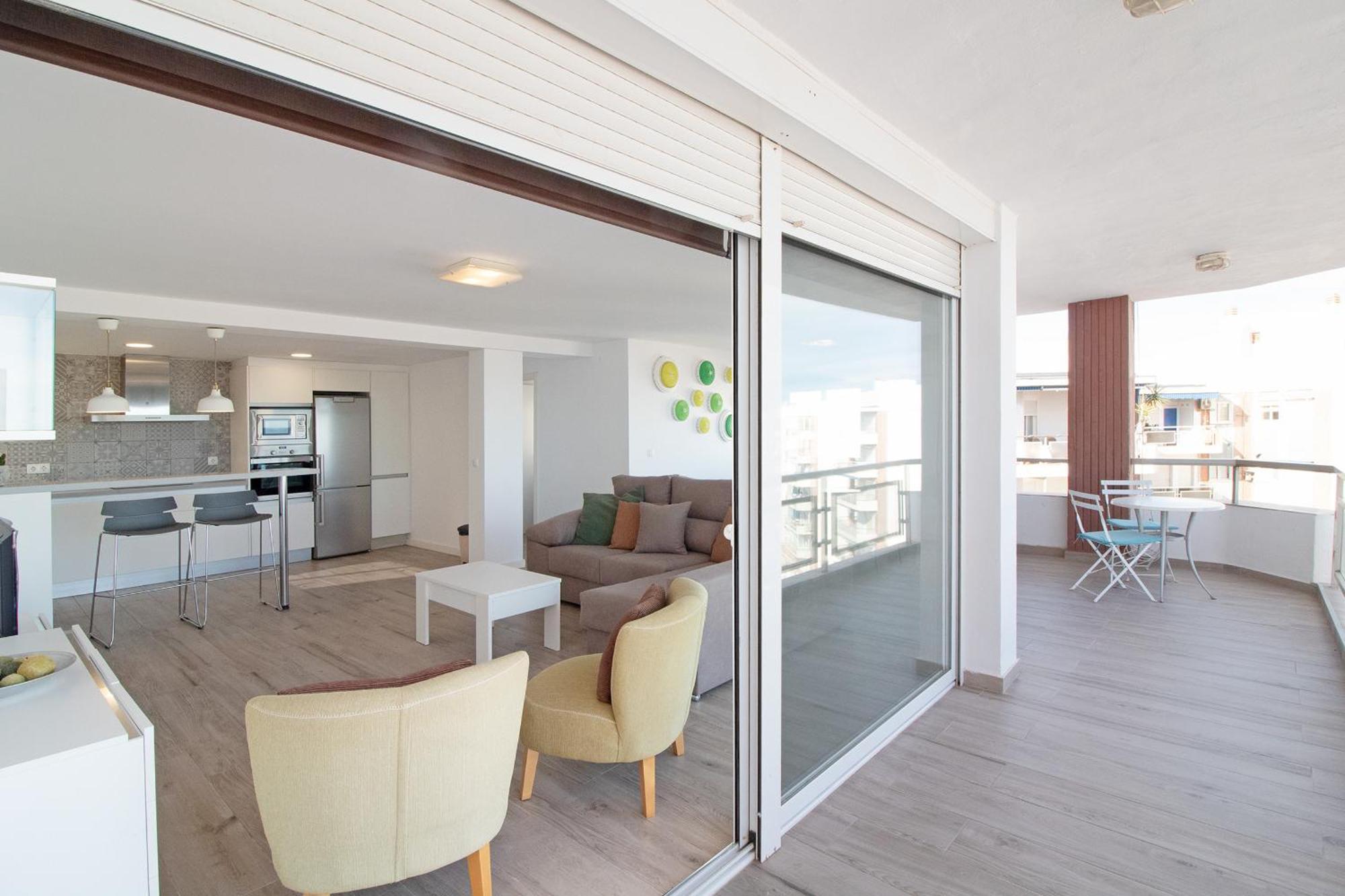 Global Properties, Apartamento Con Terraza E Increibles Vistas Al Mar Sagunto Buitenkant foto
